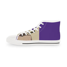 Load image into Gallery viewer, Men&#39;s Purple High Top Sneakers
