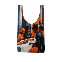 Load image into Gallery viewer, R&amp;RH Women Having Last Supper Parachute Shopping Purse
