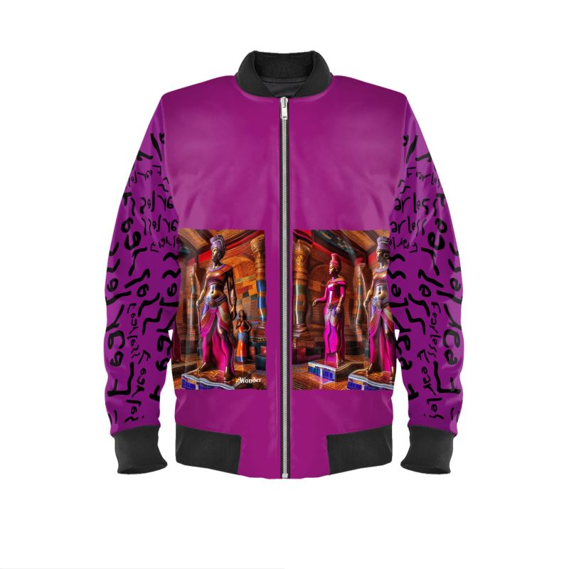 R&RH Magenta Women's Fearless Bomber Jacket - Rich and Rich Homeopportunities 