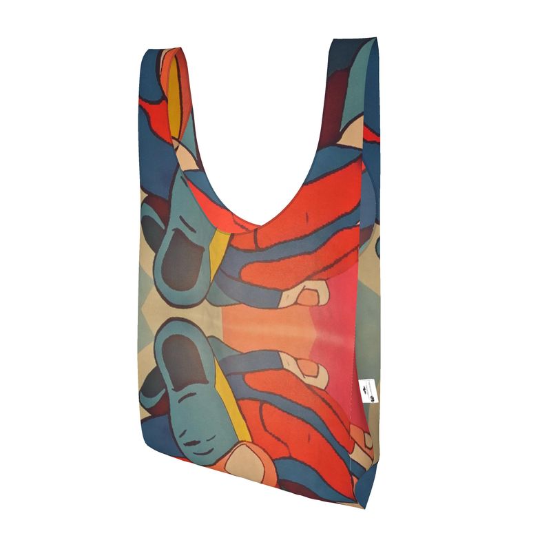 R_RH Joining  Hands of Peace Parachute Shopping Bag