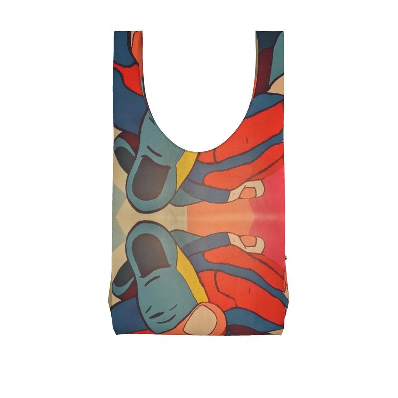 R_RH Joining  Hands of Peace Parachute Shopping Bag