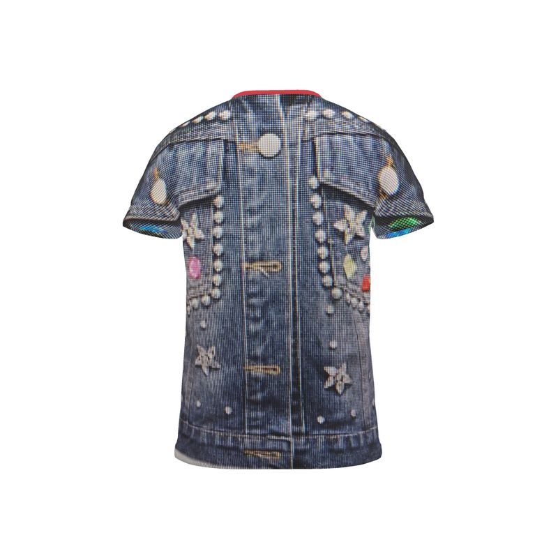 R_RH Jean Look Print T-Shirt