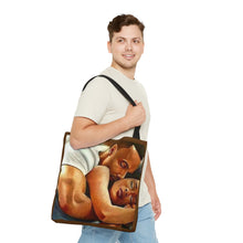 Load image into Gallery viewer, Sleeping Man and Woman Tote Bag
