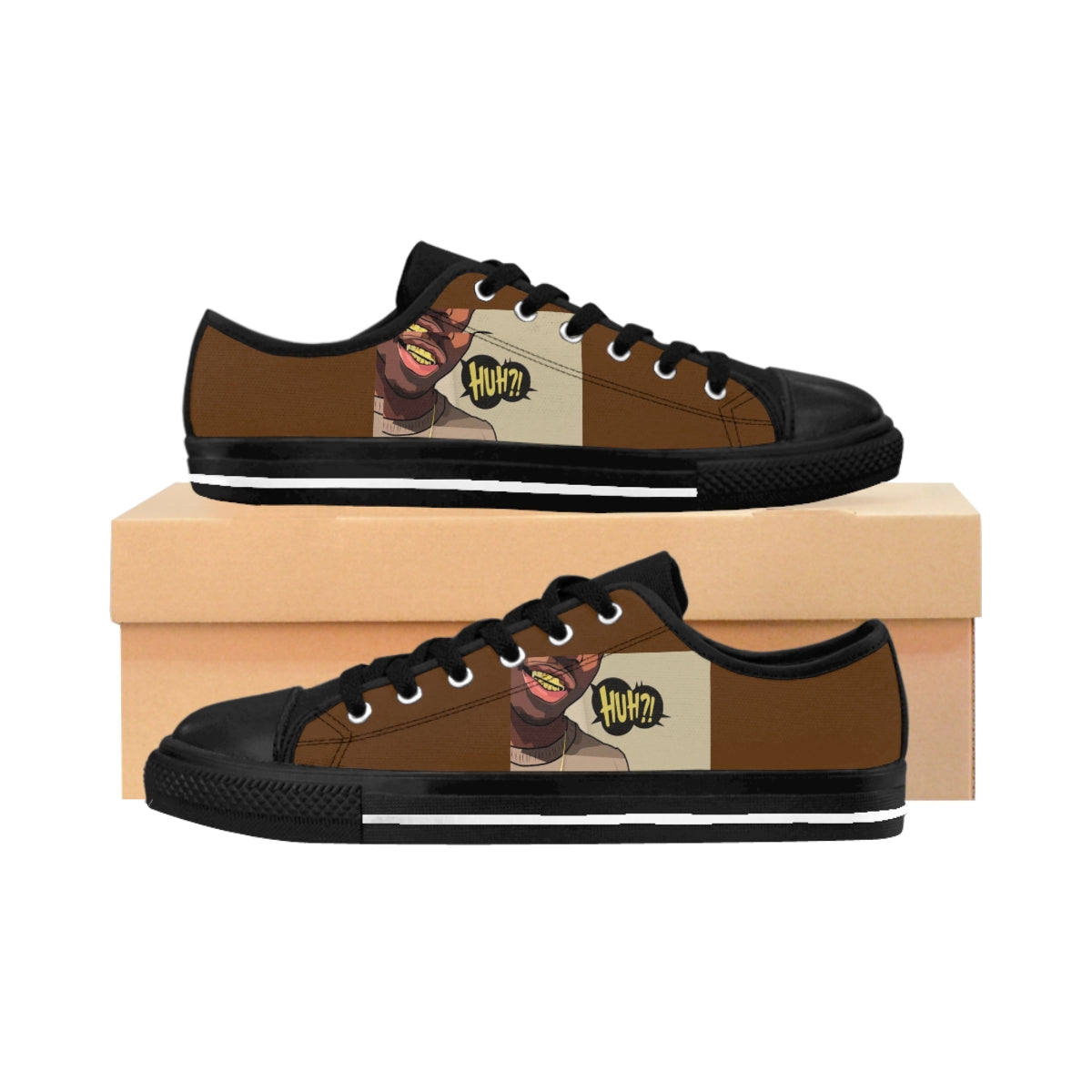 R_RH Low Top Brown Men's Sneakers