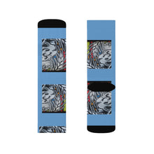 Load image into Gallery viewer, Blue Sublimation Socks
