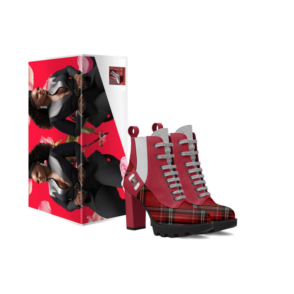 Red Fierce Laced Women's Designer Boot